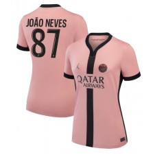 Paris Saint-Germain Joao Neves #87 Tredje Tröja Dam 2024-25 Korta ärmar